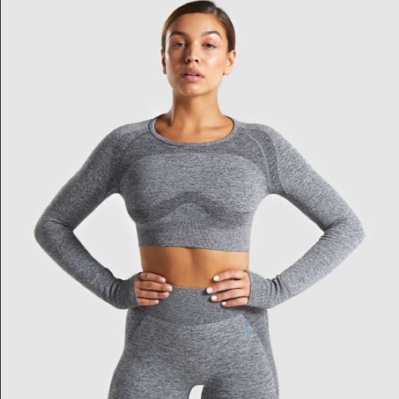 Gymshark Flex Sports Long Sleeve Crop 
